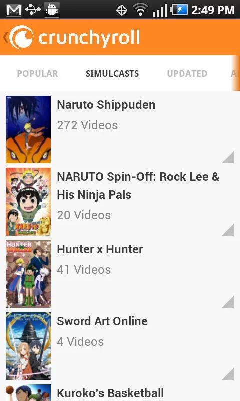 Crunchyroll截图