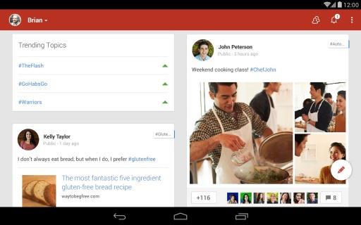 Google+截图