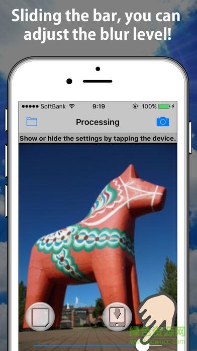 Blur photo马赛克截图
