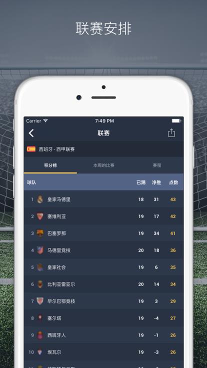 超级足球比分截图