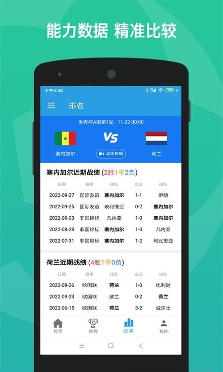 世界杯直播分析截图