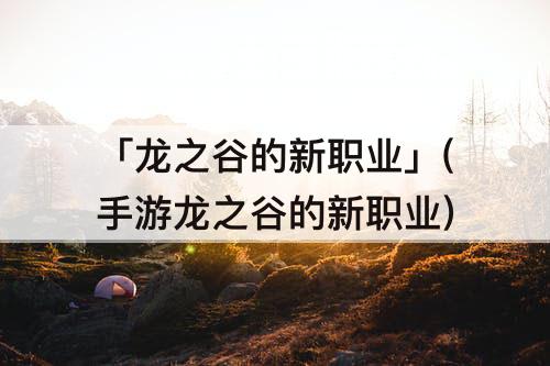 「龙之谷的新职业」(手游龙之谷的新职业)