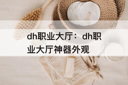 dh职业大厅：dh职业大厅神器外观