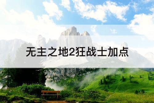无主之地2狂战士加点