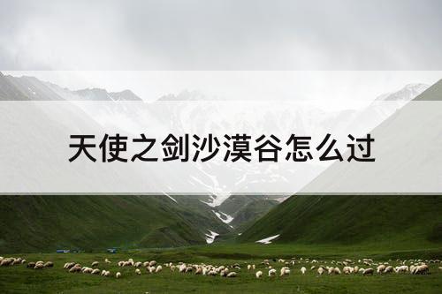 天使之剑沙漠谷怎么过