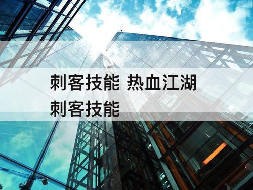 刺客技能 热血江湖 刺客技能