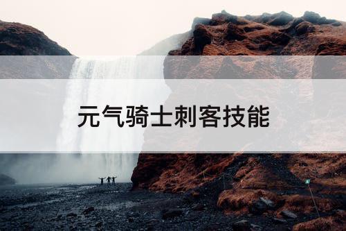 元气骑士刺客技能