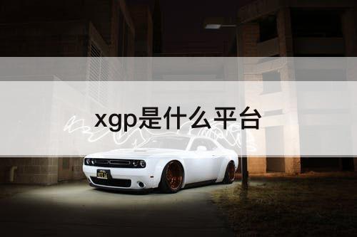 xgp是什么平台