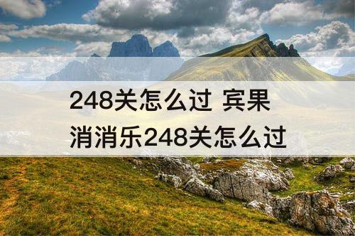 248关怎么过 宾果消消乐248关怎么过