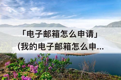 「电子邮箱怎么申请」(我的电子邮箱怎么申请注册)