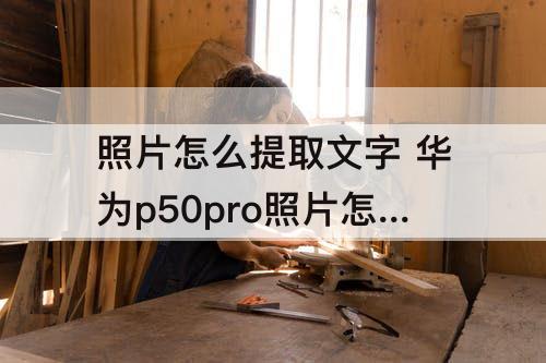 照片怎么提取文字 华为p50pro照片怎么提取文字