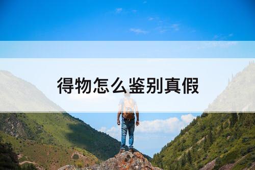 得物怎么鉴别真假