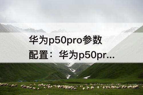 华为p50pro参数配置：华为p50pro参数配置详情