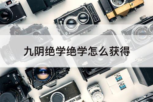 九阴绝学绝学怎么获得